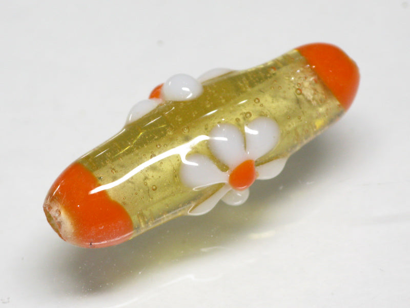 TOKO-BEADS AG017-44S Glass bead 10~11mm AG017-44S フラワービーズ 10~11mm Asian bead & African bead  Handmade,Lampeork,bead,asia,india,ethnic,parts,accessory,beads とんぼ玉,ビーズ,トンボ玉,アジア,インド,エスニック,手作り,パーツ,アクセサリー