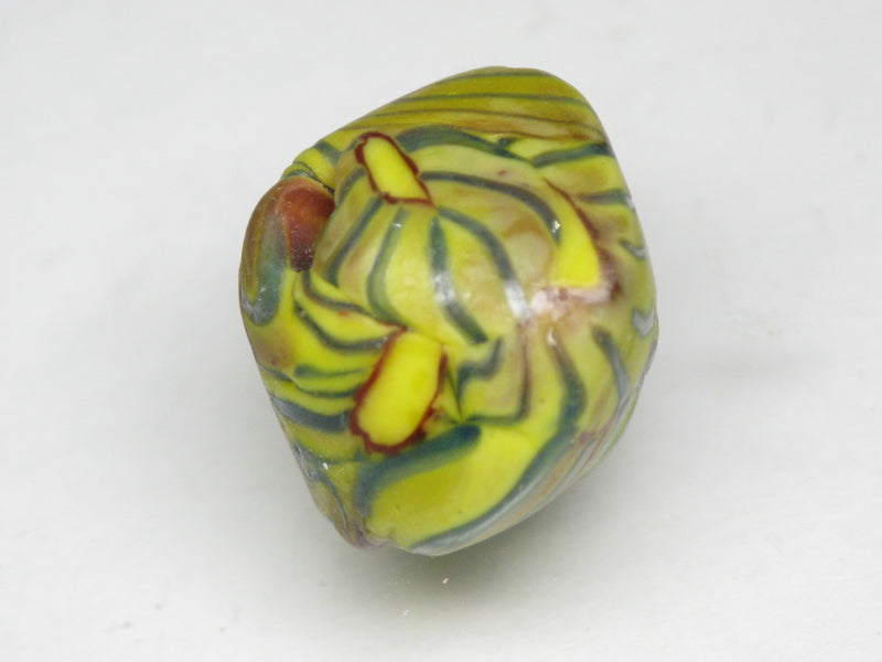 TOKO-BEADS AG019-12S Glass bead 18~19mm AG019-12S そろばん型とんぼ玉 18~19mm Asian bead & African bead  Handmade,Lampeork,bead,asia,india,ethnic,parts,accessory,beads とんぼ玉,ビーズ,トンボ玉,アジア,インド,エスニック,手作り,パーツ,アクセサリー