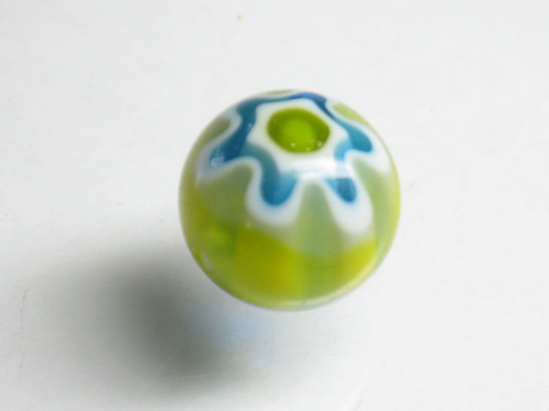TOKO-BEADS AG023-71 Millefiori bead 12mm AG023-71 ミルフィオリビーズ 12mm Asian bead & African bead  Handmade,Lampeork,bead,asia,india,ethnic,parts,accessory,beads とんぼ玉,ビーズ,トンボ玉,アジア,インド,エスニック,手作り,パーツ,アクセサリー