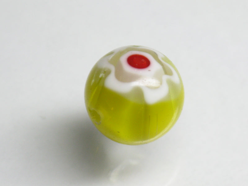 TOKO-BEADS AG023-73 Millefiori bead 12mm AG023-73 ミルフィオリビーズ 12mm Asian bead & African bead  Handmade,Lampeork,bead,asia,india,ethnic,parts,accessory,beads とんぼ玉,ビーズ,トンボ玉,アジア,インド,エスニック,手作り,パーツ,アクセサリー