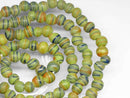 TOKO-BEADS AG024N-02 Glass bead (strand) 4~5mm AG024N-02 極小とんぼ玉（連） 4~5mm Asian bead & African bead  Handmade,Lampeork,bead,asia,india,ethnic,parts,accessory,beads とんぼ玉,ビーズ,トンボ玉,アジア,インド,エスニック,手作り,パーツ,アクセサリー