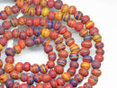 TOKO-BEADS AG024N-08 Glass bead (strand) 4~5mm AG024N-08 極小とんぼ玉（連） 4~5mm Asian bead & African bead  Handmade,Lampeork,bead,asia,india,ethnic,parts,accessory,beads とんぼ玉,ビーズ,トンボ玉,アジア,インド,エスニック,手作り,パーツ,アクセサリー