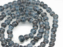 TOKO-BEADS AG024N-17 Glass bead (strand) 4~5mm AG024N-17 極小とんぼ玉（連） 4~5mm Asian bead & African bead  Handmade,Lampeork,bead,asia,india,ethnic,parts,accessory,beads とんぼ玉,ビーズ,トンボ玉,アジア,インド,エスニック,手作り,パーツ,アクセサリー