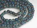 TOKO-BEADS AG024-34N Glass bead (strand) 4~6mm AG024-34N 極小とんぼ玉（連） 4~6mm Asian bead & African bead  Handmade,Lampeork,bead,asia,india,ethnic,parts,accessory,beads とんぼ玉,ビーズ,トンボ玉,アジア,インド,エスニック,手作り,パーツ,アクセサリー