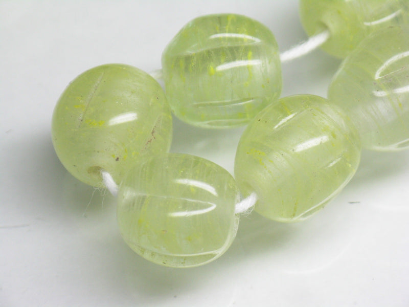 TOKO-BEADS AG026-76N Glass bead (26pcs/strand) 12~13mm AG026-76N ナツメ型ビーズ（26個/連） 12~13mm Asian bead & African bead  Handmade,Lampeork,bead,asia,india,ethnic,parts,accessory,beads とんぼ玉,ビーズ,トンボ玉,アジア,インド,エスニック,手作り,パーツ,アクセサリー