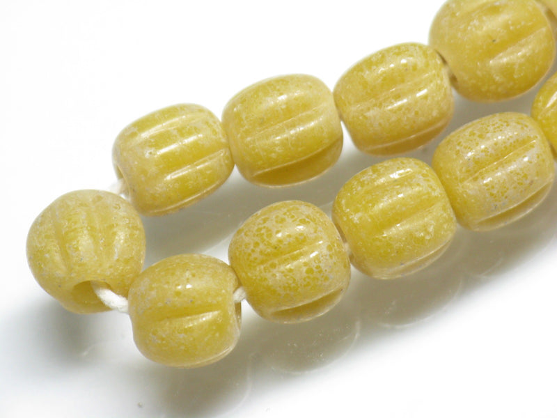 TOKO-BEADS AG026N-27 Glass bead (50pcs/strand) 8~9mm AG026N-27 ナツメ型ビーズ（50個/連） 8~9mm Asian bead & African bead  Handmade,Lampeork,bead,asia,india,ethnic,parts,accessory,beads とんぼ玉,ビーズ,トンボ玉,アジア,インド,エスニック,手作り,パーツ,アクセサリー