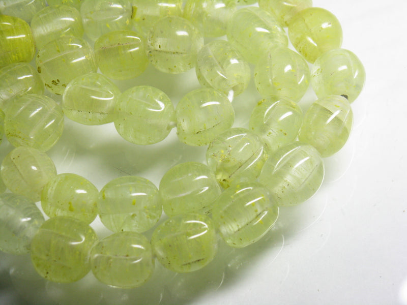 TOKO-BEADS AG026N-72 Glass bead (42pcs/strand) 10~12mm AG026N-72 ナツメ型ビーズ（42個/連） 10~12mm Asian bead & African bead  Handmade,Lampeork,bead,asia,india,ethnic,parts,accessory,beads とんぼ玉,ビーズ,トンボ玉,アジア,インド,エスニック,手作り,パーツ,アクセサリー