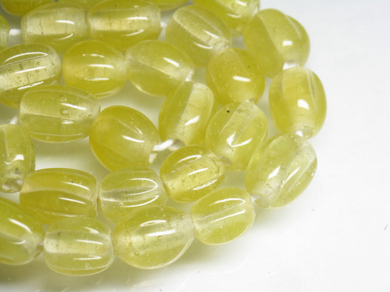 TOKO-BEADS AG026N-77 Glass bead (30pcs/strand) 10~11.5mm AG026N-77 ナツメ型ビーズ（30個/連） 10~11.5mm Asian bead & African bead  Handmade,Lampeork,bead,asia,india,ethnic,parts,accessory,beads とんぼ玉,ビーズ,トンボ玉,アジア,インド,エスニック,手作り,パーツ,アクセサリー