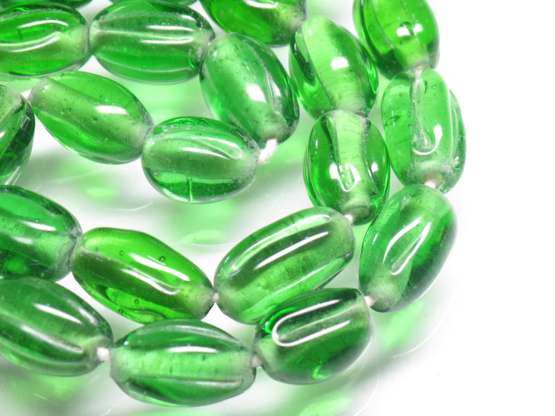 TOKO-BEADS AG026N-79 Glass bead (30pcs/strand) 9~10mm AG026N-79 ナツメ型ビーズ（30個/連） 9~10mm Asian bead & African bead  Handmade,Lampeork,bead,asia,india,ethnic,parts,accessory,beads とんぼ玉,ビーズ,トンボ玉,アジア,インド,エスニック,手作り,パーツ,アクセサリー