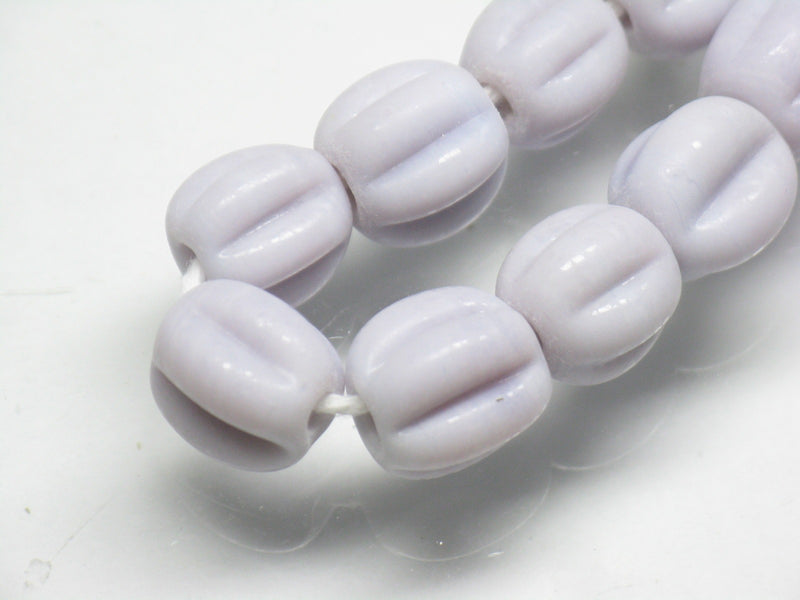 TOKO-BEADS AG026N-90 Glass bead (55pcs/strand) 9~10mm AG026N-90 ナツメ型ビーズ（55個/連） 9~10mm Asian bead & African bead  Handmade,Lampeork,bead,asia,india,ethnic,parts,accessory,beads とんぼ玉,ビーズ,トンボ玉,アジア,インド,エスニック,手作り,パーツ,アクセサリー