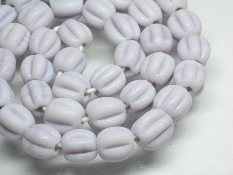 TOKO-BEADS AG026N-90 Glass bead (55pcs/strand) 9~10mm AG026N-90 ナツメ型ビーズ（55個/連） 9~10mm Asian bead & African bead  Handmade,Lampeork,bead,asia,india,ethnic,parts,accessory,beads とんぼ玉,ビーズ,トンボ玉,アジア,インド,エスニック,手作り,パーツ,アクセサリー