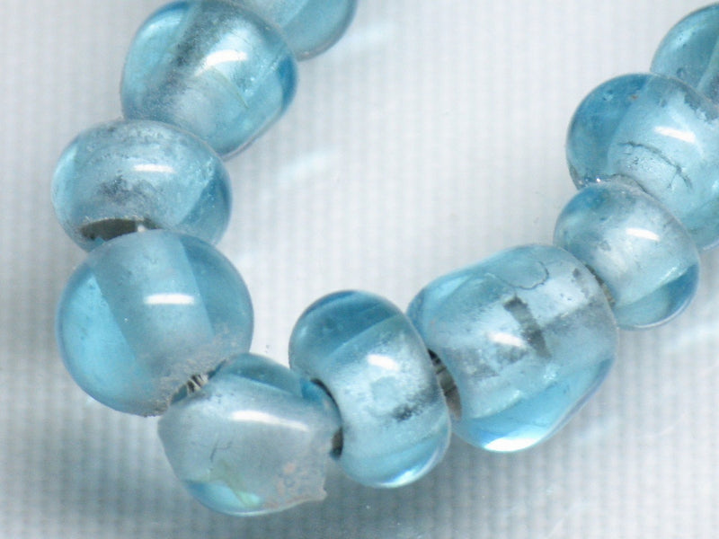 TOKO-BEADS AG027-11N Glass bead (strand) 6~7mm AG027-11N ガラスビーズ（連） 6~7mm Asian bead & African bead  Handmade,Lampeork,bead,asia,india,ethnic,parts,accessory,beads とんぼ玉,ビーズ,トンボ玉,アジア,インド,エスニック,手作り,パーツ,アクセサリー