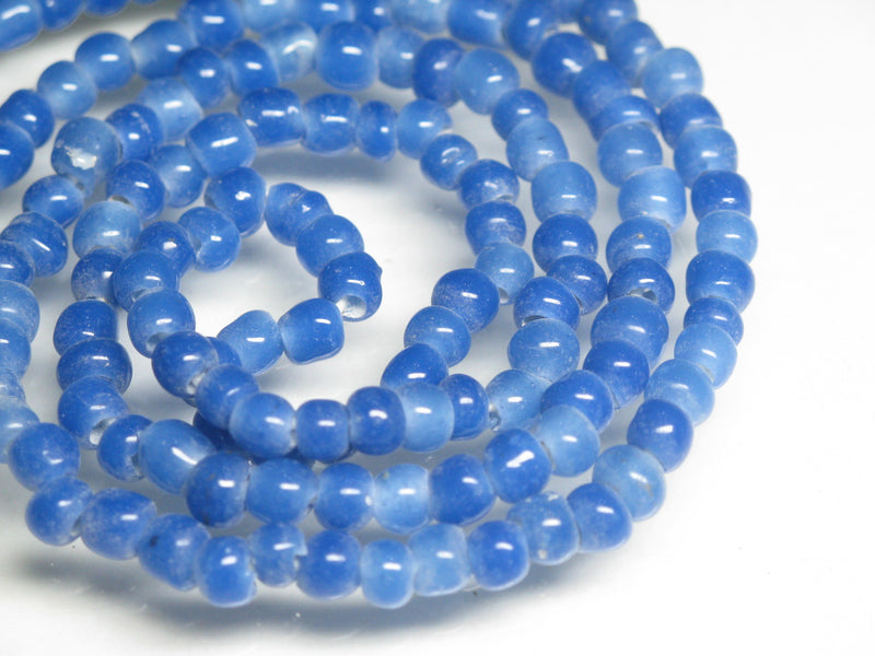 TOKO-BEADS AG027N-51 Glass Seed bead (strand) 4.5~5mm AG027N-51 シードビーズ（連） 4.5~5mm Asian bead & African bead  Handmade,Lampeork,bead,asia,india,ethnic,parts,accessory,beads とんぼ玉,ビーズ,トンボ玉,アジア,インド,エスニック,手作り,パーツ,アクセサリー