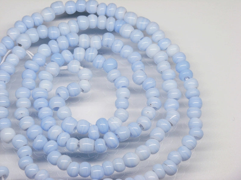 TOKO-BEADS AG028-06 Glass Seed bead (strand) 4~5mm AG028-06 シードビーズ（連） 4~5mm Asian bead & African bead  Handmade,Lampeork,bead,asia,india,ethnic,parts,accessory,beads とんぼ玉,ビーズ,トンボ玉,アジア,インド,エスニック,手作り,パーツ,アクセサリー