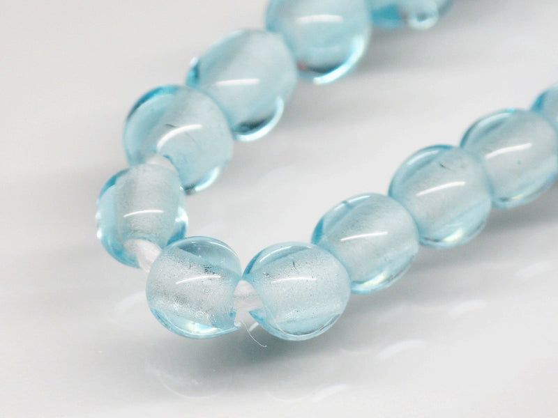 TOKO-BEADS AG028-14 Glass bead (strand) 6~7mm AG028-14 ガラスビーズ（連） 6~7mm Asian bead & African bead  Handmade,Lampeork,bead,asia,india,ethnic,parts,accessory,beads とんぼ玉,ビーズ,トンボ玉,アジア,インド,エスニック,手作り,パーツ,アクセサリー