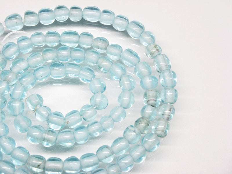 TOKO-BEADS AG028-21 Glass Seed bead (strand) 5~6mm AG028-21 シードビーズ（連） 5~6mm Asian bead & African bead  Handmade,Lampeork,bead,asia,india,ethnic,parts,accessory,beads とんぼ玉,ビーズ,トンボ玉,アジア,インド,エスニック,手作り,パーツ,アクセサリー