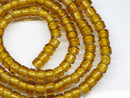 TOKO-BEADS AG029N-09 Glass Seed bead (strand) 7~7.5mm AG029N-09 チューブ型シードビーズ（連） 7~7.5mm Asian bead & African bead  Handmade,Lampeork,bead,asia,india,ethnic,parts,accessory,beads とんぼ玉,ビーズ,トンボ玉,アジア,インド,エスニック,手作り,パーツ,アクセサリー
