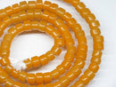 TOKO-BEADS AG029N-14 Glass Seed bead (strand) 7~7.5mm AG029N-14 チューブ型シードビーズ（連） 7~7.5mm Asian bead & African bead  Handmade,Lampeork,bead,asia,india,ethnic,parts,accessory,beads とんぼ玉,ビーズ,トンボ玉,アジア,インド,エスニック,手作り,パーツ,アクセサリー