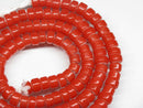 TOKO-BEADS AG029N-18 Glass Seed bead (strand) 7~7.5mm AG029N-18 チューブ型シードビーズ（連） 7~7.5mm Asian bead & African bead  Handmade,Lampeork,bead,asia,india,ethnic,parts,accessory,beads とんぼ玉,ビーズ,トンボ玉,アジア,インド,エスニック,手作り,パーツ,アクセサリー
