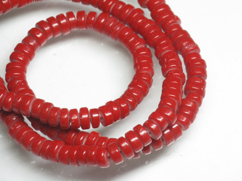 | TOKO-BEADS |AG031N-35 チューブ型シードビーズ（小）（連） 5~5.5mmとんぼ玉,ビーズ,トンボ玉,アジア,インド,エスニック,手作り,パーツ,アクセサリー