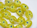 TOKO-BEADS AG033-25N Glass bead (strand) 16~17mm AG033-25N フラワービーズ（連） 16~17mm Asian bead & African bead  Handmade,Lampeork,bead,asia,india,ethnic,parts,accessory,beads とんぼ玉,ビーズ,トンボ玉,アジア,インド,エスニック,手作り,パーツ,アクセサリー