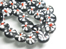 TOKO-BEADS AG034-10N Glass bead (strand) 14~15mm AG034-10N フラワービーズ（連） 14~15mm Asian bead & African bead  Handmade,Lampeork,bead,asia,india,ethnic,parts,accessory,beads とんぼ玉,ビーズ,トンボ玉,アジア,インド,エスニック,手作り,パーツ,アクセサリー