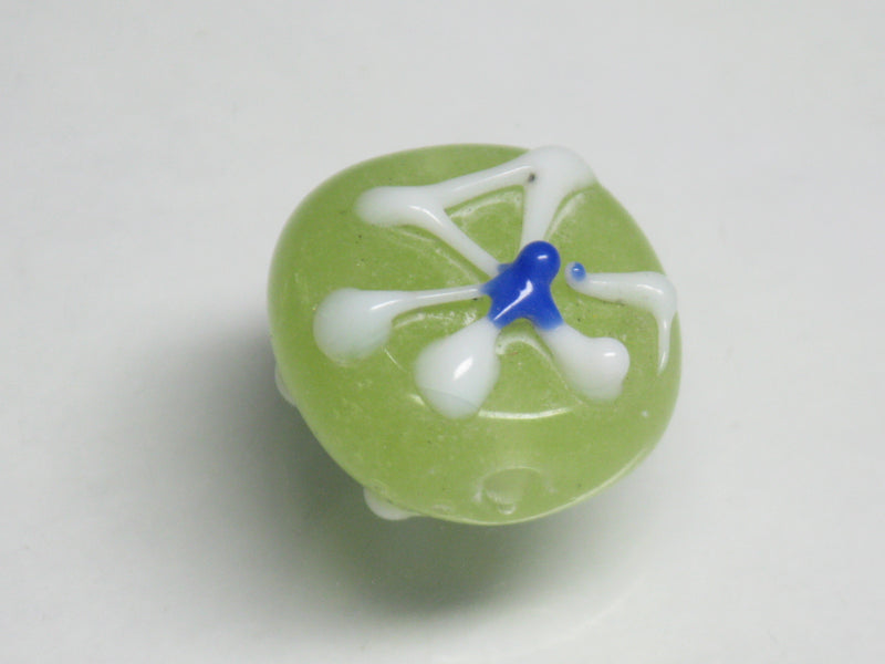 TOKO-BEADS AG034-03S Glass bead 14~15mm AG034-03S フラワービーズ 14~15mm Asian bead & African bead  Handmade,Lampeork,bead,asia,india,ethnic,parts,accessory,beads とんぼ玉,ビーズ,トンボ玉,アジア,インド,エスニック,手作り,パーツ,アクセサリー