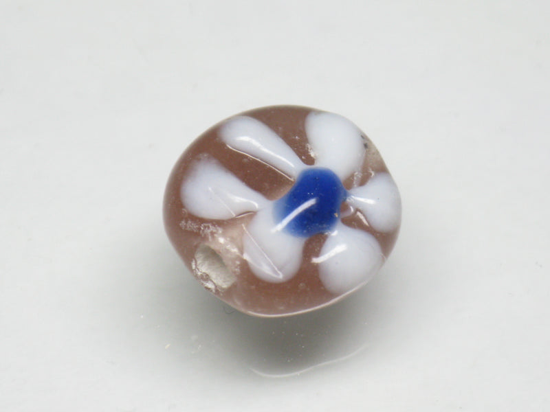 TOKO-BEADS AG034-08S Glass bead 11~12mm AG034-08S フラワービーズ 11~12mm Asian bead & African bead  Handmade,Lampeork,bead,asia,india,ethnic,parts,accessory,beads とんぼ玉,ビーズ,トンボ玉,アジア,インド,エスニック,手作り,パーツ,アクセサリー