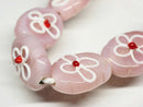 TOKO-BEADS AG035-12N Glass bead (strand) 17mm AG035-12N フラワービーズ（連） 17mm Asian bead & African bead  Handmade,Lampeork,bead,asia,india,ethnic,parts,accessory,beads とんぼ玉,ビーズ,トンボ玉,アジア,インド,エスニック,手作り,パーツ,アクセサリー