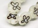 TOKO-BEADS AG035-18N Glass bead (strand) 17~19mm AG035-18N フラワービーズ（連） 17~19mm Asian bead & African bead  Handmade,Lampeork,bead,asia,india,ethnic,parts,accessory,beads とんぼ玉,ビーズ,トンボ玉,アジア,インド,エスニック,手作り,パーツ,アクセサリー