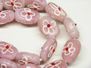 TOKO-BEADS AG035-12N Glass bead (strand) 17mm AG035-12N フラワービーズ（連） 17mm Asian bead & African bead  Handmade,Lampeork,bead,asia,india,ethnic,parts,accessory,beads とんぼ玉,ビーズ,トンボ玉,アジア,インド,エスニック,手作り,パーツ,アクセサリー