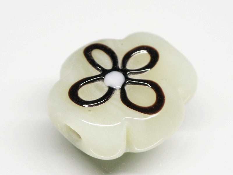 TOKO-BEADS AG035-18S Glass bead 17~19mm AG035-18S フラワービーズ 17~19mm Asian bead & African bead  Handmade,Lampeork,bead,asia,india,ethnic,parts,accessory,beads とんぼ玉,ビーズ,トンボ玉,アジア,インド,エスニック,手作り,パーツ,アクセサリー
