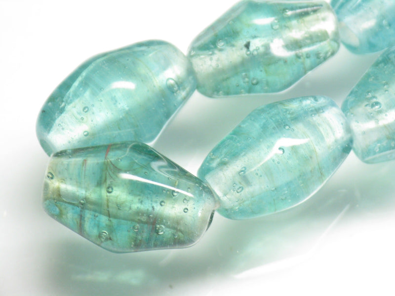 TOKO-BEADS AG037-02N Glass bead (strand) 10~11mm AG037-02N ひし形とんぼ玉（連） 10~11mm Asian bead & African bead  Handmade,Lampeork,bead,asia,india,ethnic,parts,accessory,beads とんぼ玉,ビーズ,トンボ玉,アジア,インド,エスニック,手作り,パーツ,アクセサリー