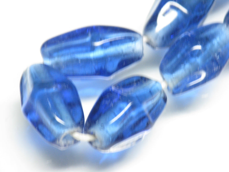 TOKO-BEADS AG037-05N Glass bead (strand) 10~11mm AG037-05N ひし形とんぼ玉（連） 10~11mm Asian bead & African bead  Handmade,Lampeork,bead,asia,india,ethnic,parts,accessory,beads とんぼ玉,ビーズ,トンボ玉,アジア,インド,エスニック,手作り,パーツ,アクセサリー