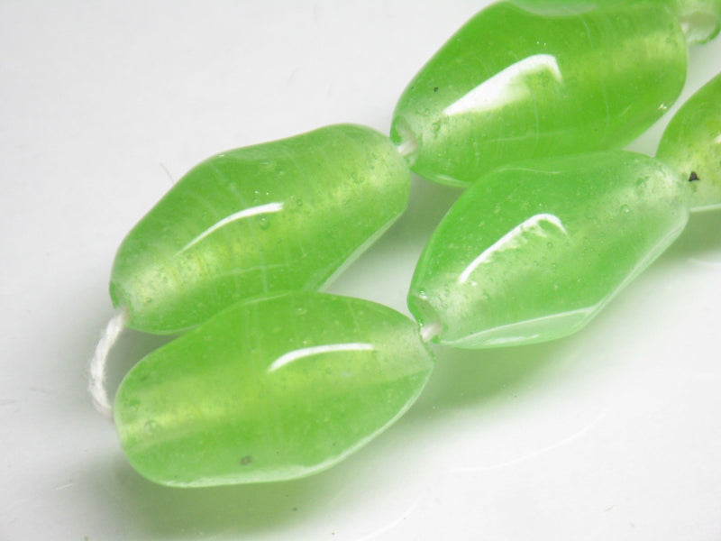 TOKO-BEADS AG037-08N Glass bead (strand) 10~11mm AG037-08N ひし形とんぼ玉（連） 10~11mm Asian bead & African bead  Handmade,Lampeork,bead,asia,india,ethnic,parts,accessory,beads とんぼ玉,ビーズ,トンボ玉,アジア,インド,エスニック,手作り,パーツ,アクセサリー