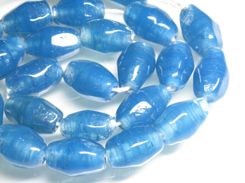 TOKO-BEADS AG037-10N Glass bead (strand) 10~11mm AG037-10N ひし形とんぼ玉（連） 10~11mm Asian bead & African bead  Handmade,Lampeork,bead,asia,india,ethnic,parts,accessory,beads とんぼ玉,ビーズ,トンボ玉,アジア,インド,エスニック,手作り,パーツ,アクセサリー