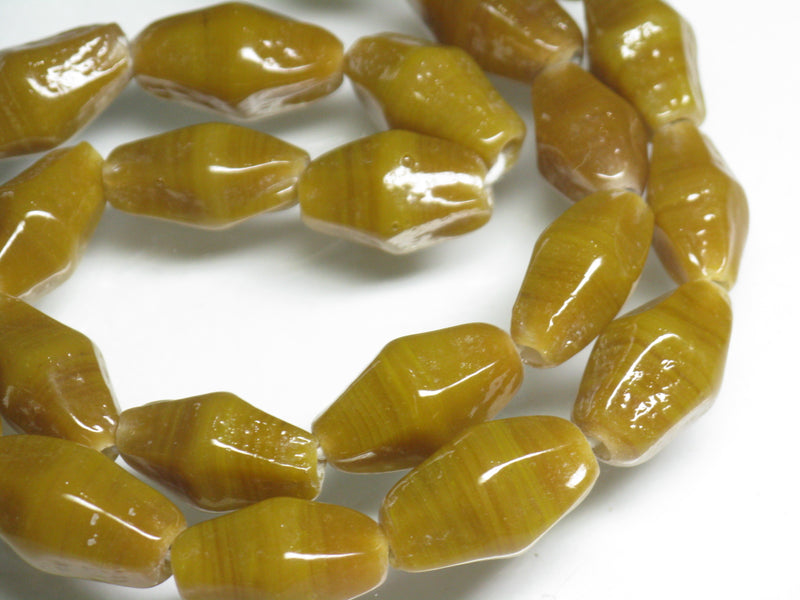 TOKO-BEADS AG037-13N Glass bead (strand) 10~11mm AG037-13N ひし形とんぼ玉（連） 10~11mm Asian bead & African bead  Handmade,Lampeork,bead,asia,india,ethnic,parts,accessory,beads とんぼ玉,ビーズ,トンボ玉,アジア,インド,エスニック,手作り,パーツ,アクセサリー