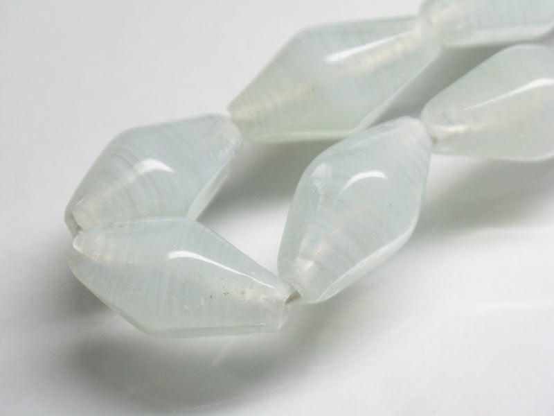 TOKO-BEADS AG037-16N Glass bead (strand) 10~11mm AG037-16N ひし形とんぼ玉（連） 10~11mm Asian bead & African bead  Handmade,Lampeork,bead,asia,india,ethnic,parts,accessory,beads とんぼ玉,ビーズ,トンボ玉,アジア,インド,エスニック,手作り,パーツ,アクセサリー