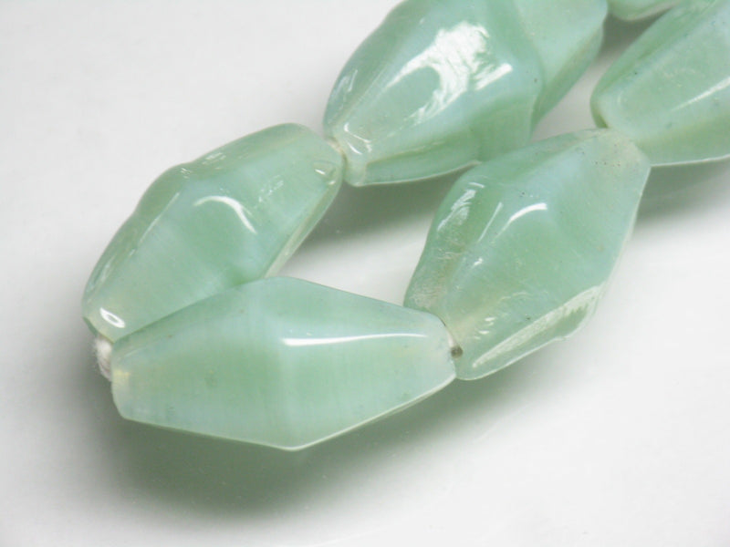 TOKO-BEADS AG037-21N Glass bead (strand) 10~11mm AG037-21N ひし形とんぼ玉（連） 10~11mm Asian bead & African bead  Handmade,Lampeork,bead,asia,india,ethnic,parts,accessory,beads とんぼ玉,ビーズ,トンボ玉,アジア,インド,エスニック,手作り,パーツ,アクセサリー