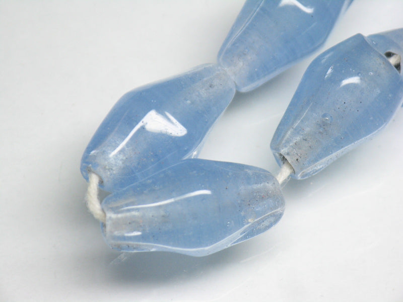 TOKO-BEADS AG037-24N Glass bead (strand) 10~11mm AG037-24N ひし形とんぼ玉（連） 10~11mm Asian bead & African bead  Handmade,Lampeork,bead,asia,india,ethnic,parts,accessory,beads とんぼ玉,ビーズ,トンボ玉,アジア,インド,エスニック,手作り,パーツ,アクセサリー