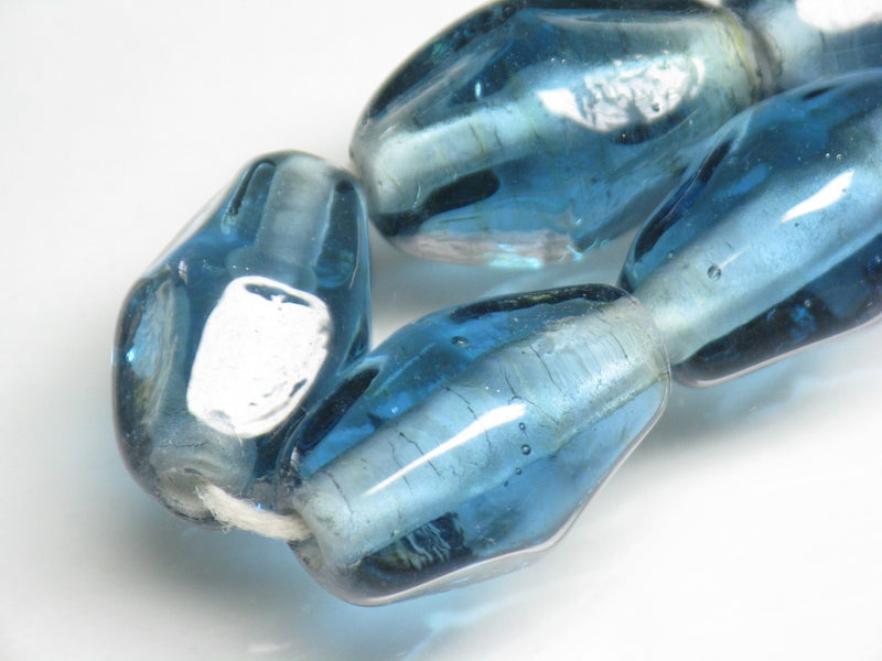 TOKO-BEADS AG037-26N Glass bead (strand) 11~12mm AG037-26N ひし形とんぼ玉（連） 11~12mm Asian bead & African bead  Handmade,Lampeork,bead,asia,india,ethnic,parts,accessory,beads とんぼ玉,ビーズ,トンボ玉,アジア,インド,エスニック,手作り,パーツ,アクセサリー