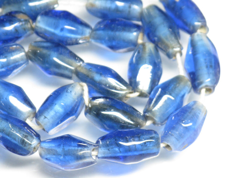 TOKO-BEADS AG037-31N Glass bead (strand) 9~10mm AG037-31N ひし形とんぼ玉（連） 9~10mm Asian bead & African bead  Handmade,Lampeork,bead,asia,india,ethnic,parts,accessory,beads とんぼ玉,ビーズ,トンボ玉,アジア,インド,エスニック,手作り,パーツ,アクセサリー