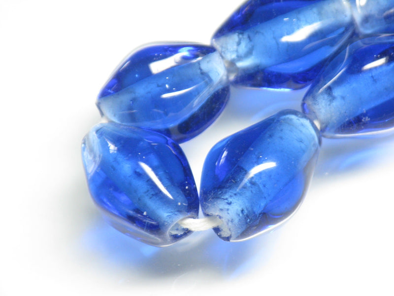 TOKO-BEADS AG037-32N Glass bead (strand) 11~12mm AG037-32N ひし形とんぼ玉（連） 11~12mm Asian bead & African bead  Handmade,Lampeork,bead,asia,india,ethnic,parts,accessory,beads とんぼ玉,ビーズ,トンボ玉,アジア,インド,エスニック,手作り,パーツ,アクセサリー