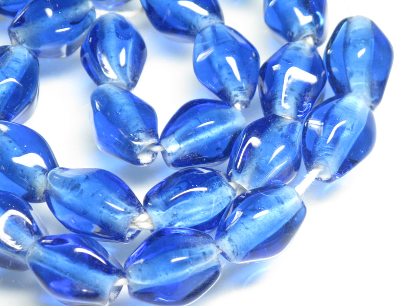 TOKO-BEADS AG037-32N Glass bead (strand) 11~12mm AG037-32N ひし形とんぼ玉（連） 11~12mm Asian bead & African bead  Handmade,Lampeork,bead,asia,india,ethnic,parts,accessory,beads とんぼ玉,ビーズ,トンボ玉,アジア,インド,エスニック,手作り,パーツ,アクセサリー