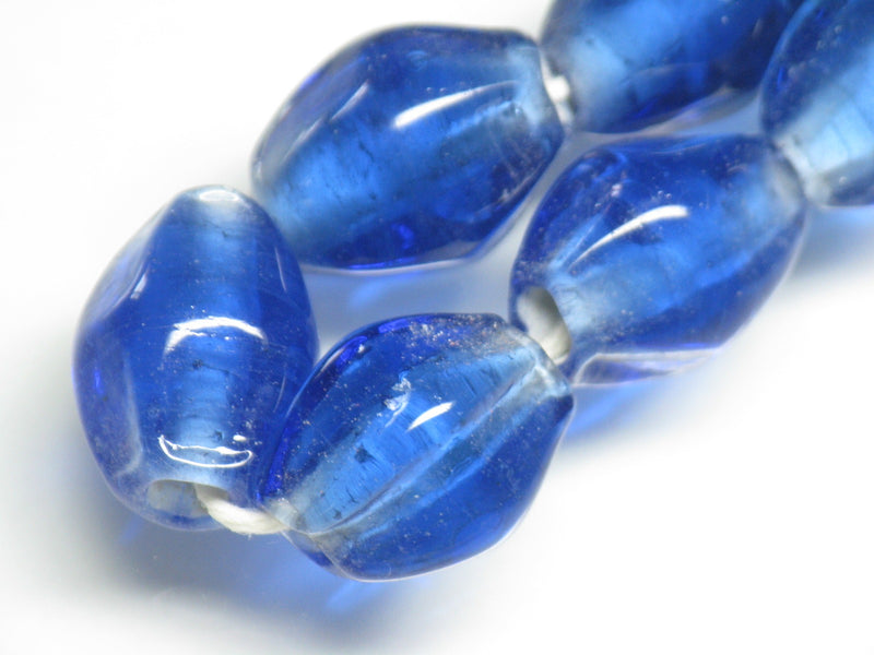 TOKO-BEADS AG037-37N Glass bead (strand) 11~12mm AG037-37N ひし形とんぼ玉（連） 11~12mm Asian bead & African bead  Handmade,Lampeork,bead,asia,india,ethnic,parts,accessory,beads とんぼ玉,ビーズ,トンボ玉,アジア,インド,エスニック,手作り,パーツ,アクセサリー