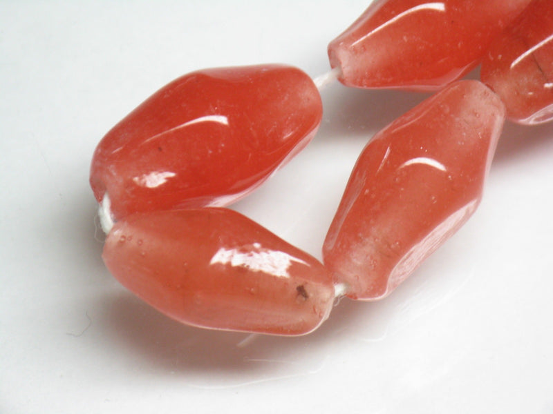 TOKO-BEADS AG037-43N Glass bead (strand) 10~11mm AG037-43N ひし形とんぼ玉（連） 10~11mm Asian bead & African bead  Handmade,Lampeork,bead,asia,india,ethnic,parts,accessory,beads とんぼ玉,ビーズ,トンボ玉,アジア,インド,エスニック,手作り,パーツ,アクセサリー