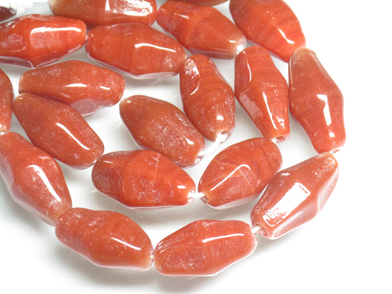TOKO-BEADS AG037-44N Glass bead (strand) 10~11mm AG037-44N ひし形とんぼ玉（連） 10~11mm Asian bead & African bead  Handmade,Lampeork,bead,asia,india,ethnic,parts,accessory,beads とんぼ玉,ビーズ,トンボ玉,アジア,インド,エスニック,手作り,パーツ,アクセサリー