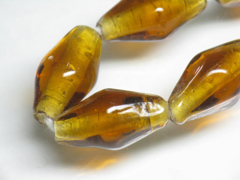 TOKO-BEADS AG037-54N Glass bead (strand) 9=10mm AG037-54N ひし形とんぼ玉（連） 9=10mm Asian bead & African bead  Handmade,Lampeork,bead,asia,india,ethnic,parts,accessory,beads とんぼ玉,ビーズ,トンボ玉,アジア,インド,エスニック,手作り,パーツ,アクセサリー