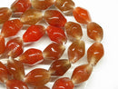 TOKO-BEADS AG038N-04 Glass bead (strand) 11mm AG038N-04 ひし形とんぼ玉（連） 11mm Asian bead & African bead  Handmade,Lampeork,bead,asia,india,ethnic,parts,accessory,beads とんぼ玉,ビーズ,トンボ玉,アジア,インド,エスニック,手作り,パーツ,アクセサリー