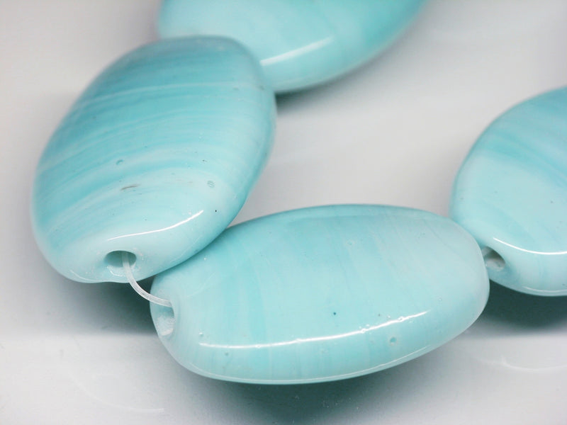 TOKO-BEADS AG040-20N Glass bead (strand) 22~23mm AG040-20N オーバルビーズ（連） 22~23mm Asian bead & African bead  Handmade,Lampeork,bead,asia,india,ethnic,parts,accessory,beads とんぼ玉,ビーズ,トンボ玉,アジア,インド,エスニック,手作り,パーツ,アクセサリー